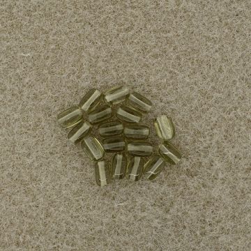 Glasolive grau 6x4 mm Lochgröße 0,8 mm