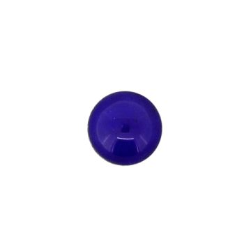 Halb-Edelstein rund Achat blau 10 mm Lochgröße 1,2 mm