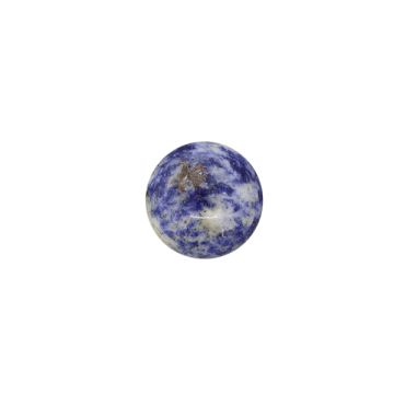 Halb-Edelstein rund Blauquarz 10 mm Lochgröße 1,2 mm