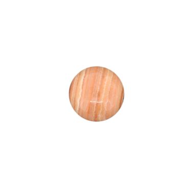 Halb-Edelstein rund Aragonit 10 mm Lochgröße 1,2 mm