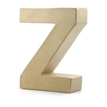 Papp-Buchstabe Z, 10x3 cm