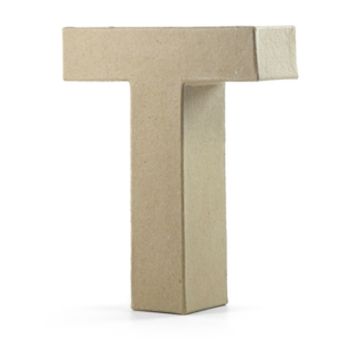 Papp-Buchstabe T, 17,5x5,5 cm