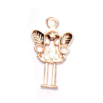 Metallanhänger Engel rosegoldfb. 20 x 14 mm 20St 5093-05761 4016490772132  