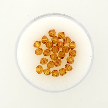 Swarovski Glasschliffp. topas 4 mm Lochgröße 0,8 mm