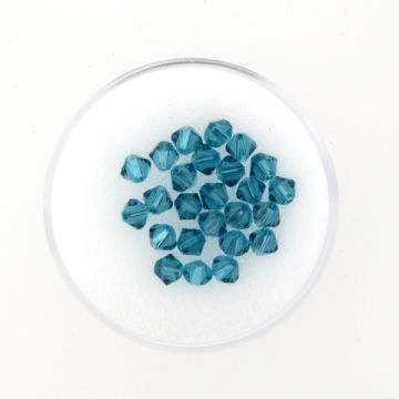 Swarovski Glasschliffp. blue zircon 4 mm Lochgröße 0,8 mm