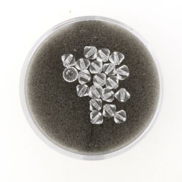 Swarovski Glasschliffp. crystal 4 mm Lochgröße 0,8 mm