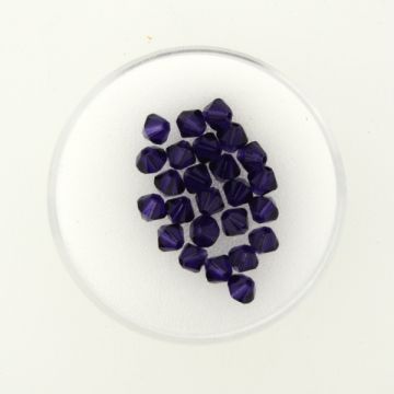 Swarovski Glasschliffp. purple velvet 4 mm Lochgröße 0,8 mm