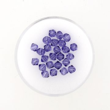 Swarovski Glasschliffp. tanzanite 4 mm Lochgröße 0,8 mm