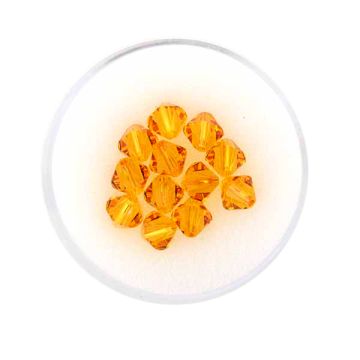 Swarovski Glasschliffp. topas 6 mm Lochgröße 1 mm