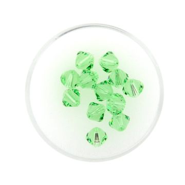 Swarovski Glasschliffp. peridot 6 mm Lochgröße 1 mm
