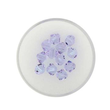 Swarovski Glasschliffp. violett 6 mm Lochgröße 1 mm