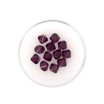 Swarovski Glasschliffp. amethyst 6 mm Lochgröße 1 mm