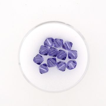 Swarovski Glasschliffp. tanzanite 6 mm Lochgröße 1 mm