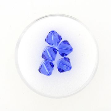 Swarovski Glasschliffp. safir 8 mm Lochgröße 1,2 mm