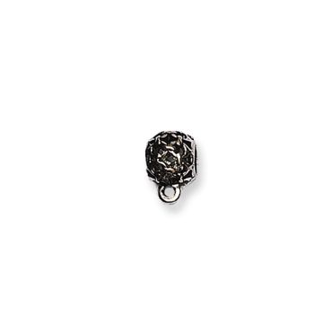 Metallperle altsilber 6,8x8,2 mm Lochgröße 3 mm