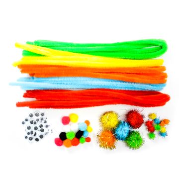 Bastel-Set 1 Chenille Sommermix 1 Set 5510-00505 4016490872702  