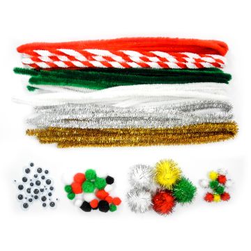Bastel-Set 2 Chenille Weihnachtsmix 1 Set 5510-00515 4016490872719  