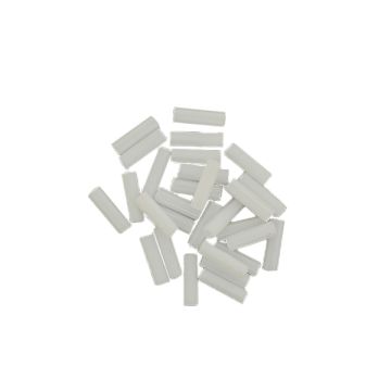 Glasstifte weiß satt 6 mm