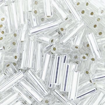 Glasstifte kristall silbereinzug 6 mm