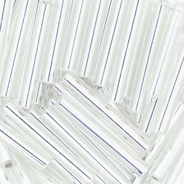 Glasstifte kristall silbereinzug 15 mm
