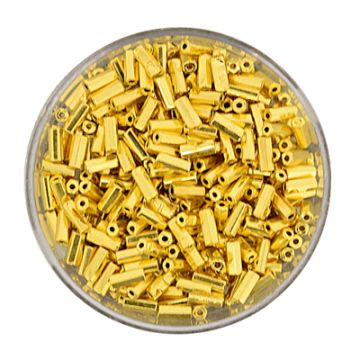 Glasstifte Echt vergoldet 4 mm