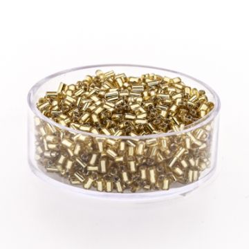 Glasstifte goldfarben silbereinzug 2 mm