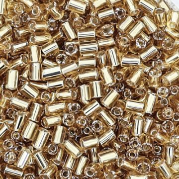 Glasstifte goldfarben silbereinzug 2 mm