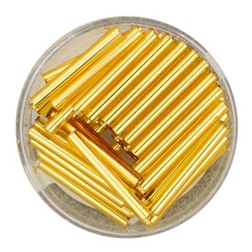 Glasstifte goldfarben silbereinzug 19 mm