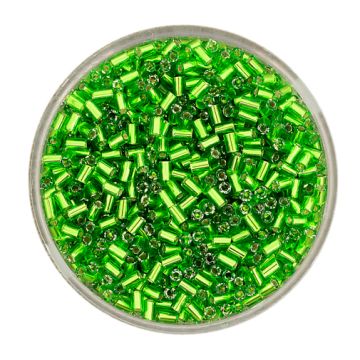 Glasstifte grün silbereinzug 2 mm