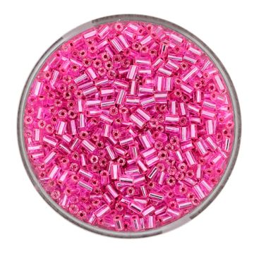 Glasstifte rosa silbereinzug 2 mm