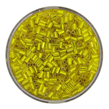 Glasstifte gelb silbereinzug 2 mm