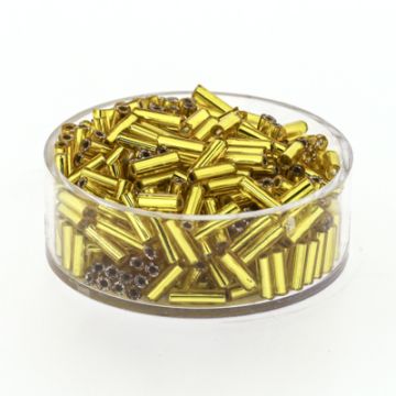 Glasstifte gelb silbereinzug 6 mm