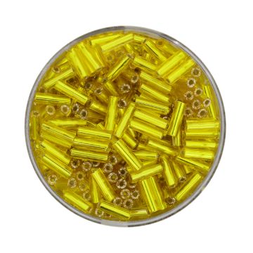 Glasstifte gelb silbereinzug 6 mm