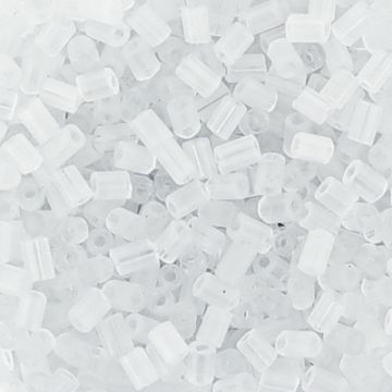 Glasstifte Seide weiß 2 mm