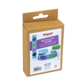 Bastelset Perlenarmband Elefant blau bunt ca. 135x18 mm