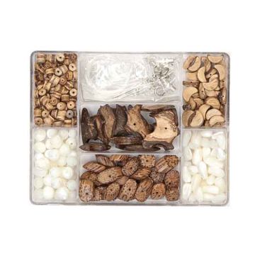 Perlenbox 7-Fächer Naturperlen 1 Box = ca. 99gr 1 Dose