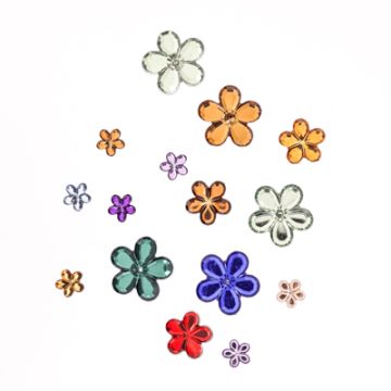 Acrylsteine Blüten mix