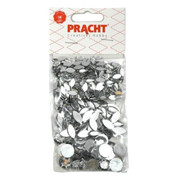 Acrylsteine spitzoval + rund kristall