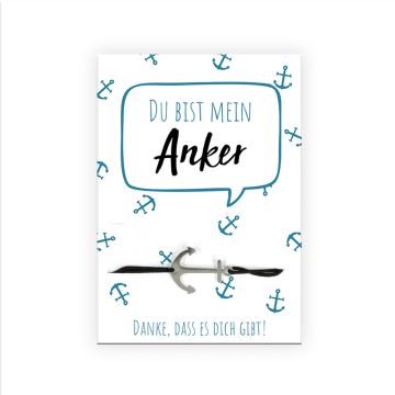 Fertiges Armband Du bist mein Anker