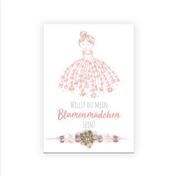 Fertiges Armband Blumenmädchen