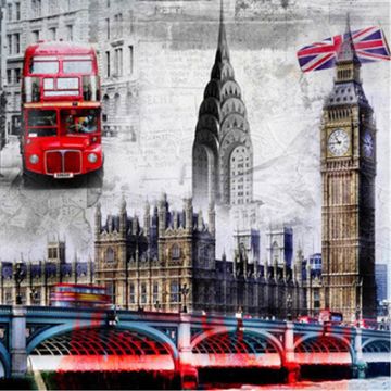 Diamond Painting London 40x30 cm London