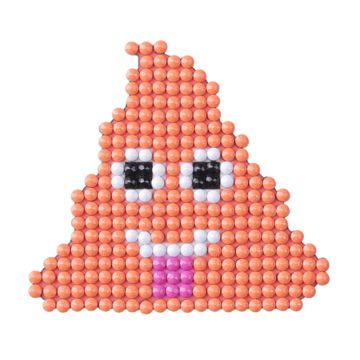 Diamond Painting Poo Sticker Aufkleber Kinder entspannen Diamant Basteln ca. 6,7x8,5 cm