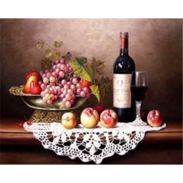 Diamond Painting Obstschale 40x30 cm 1 St