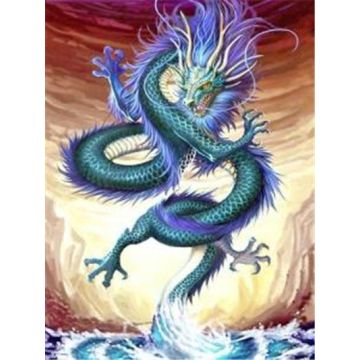 Diamond Painting Drache 40x30 cm 1 Stück