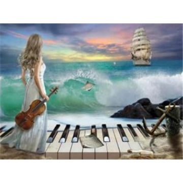Diamond Painting Klang des Meeres 40x30 cm Klang des Meeres