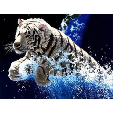 Diamond Painting Tiger 40x30 cm