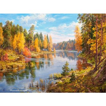 Diamond Painting Flusslandschaft 40x30 cm