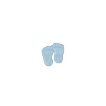 Wachsmotive Füße h'blau 16x16 mm Füße