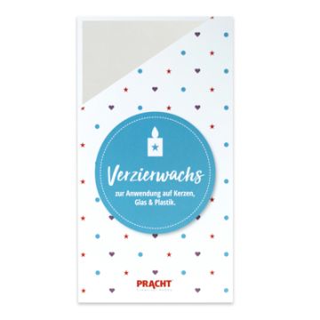 Verzierwachsplatten weiß 200x100x0,5 mm 2 Stück