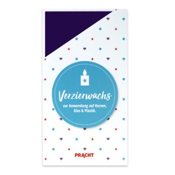 Verzierwachsplatten ultramarin 200x100x0,5 mm 2 Stück